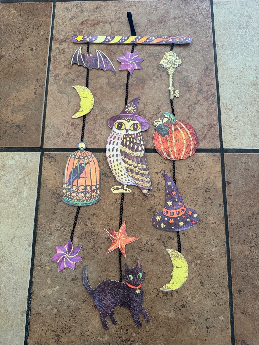 Papyrus Halloween paper mobile decoration